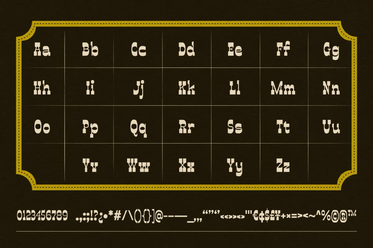 Florief - Reverse Contrast Serif Font
