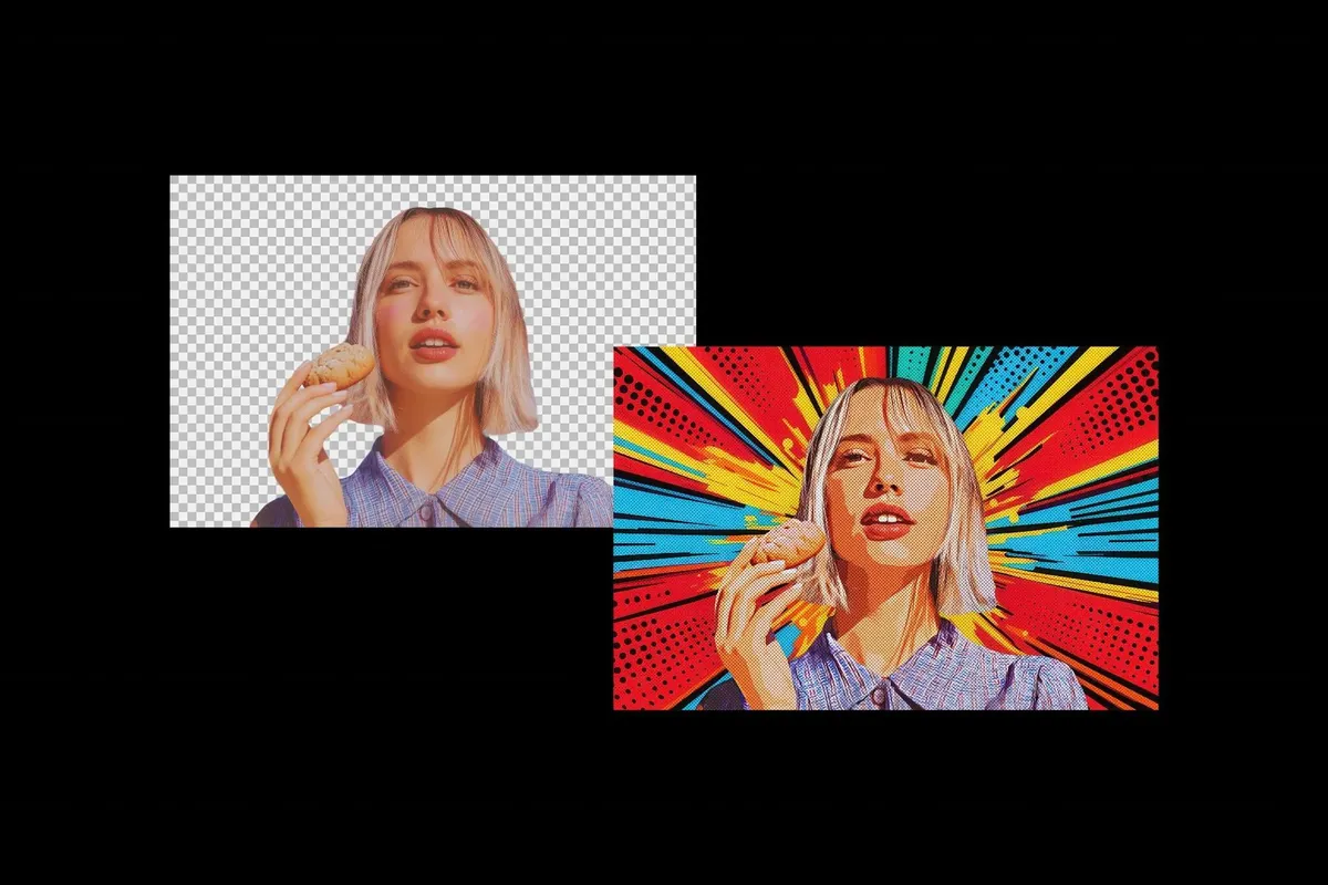 Colorful Pop-Art Photo Effect