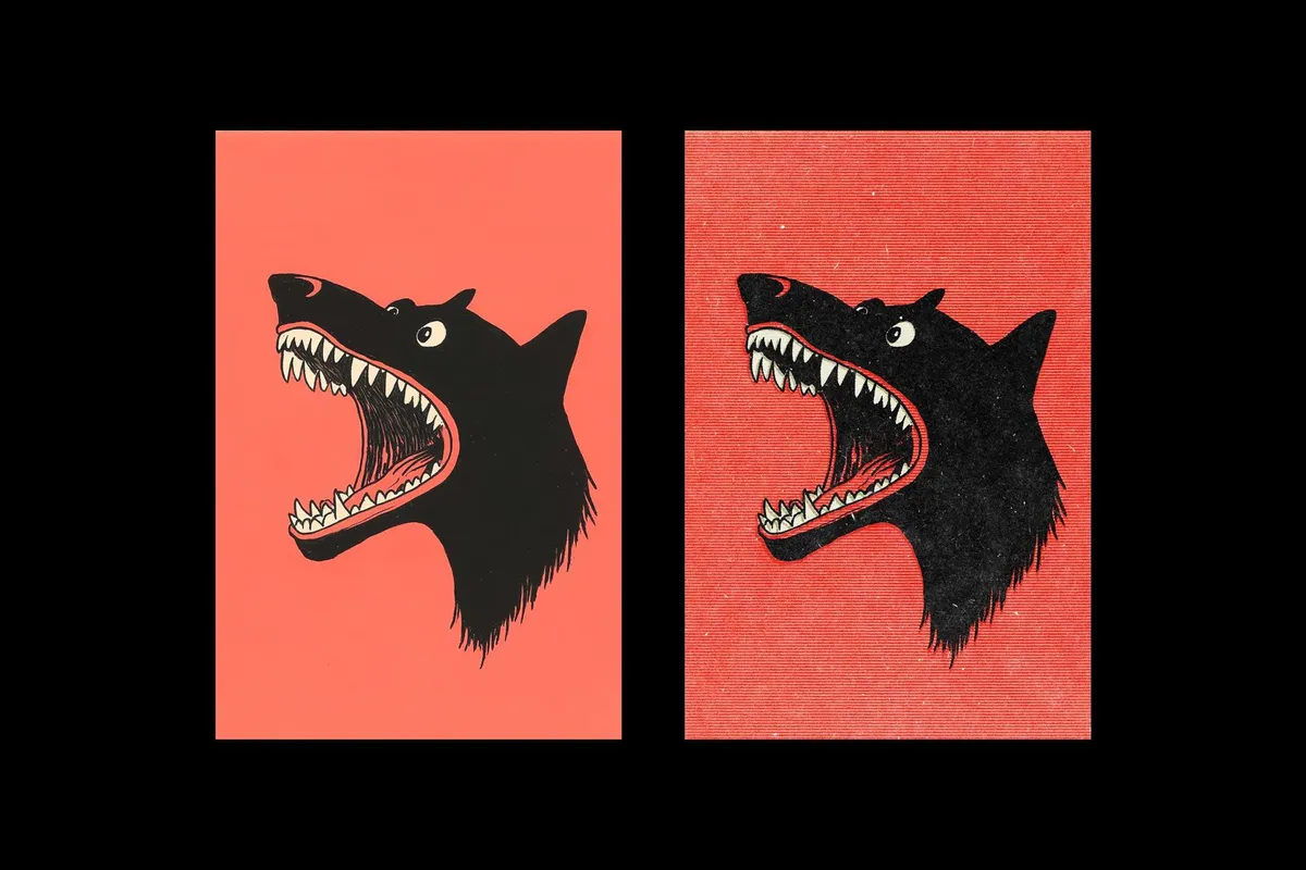 Old Screen Print Effect
