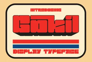 Gokil — Retro Display Font