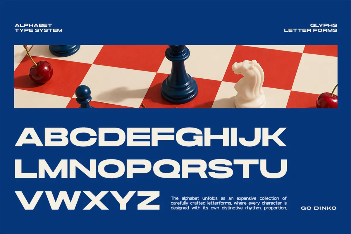 GC Dinko Vol. 2 - Expanded Sans Serif Font Family
