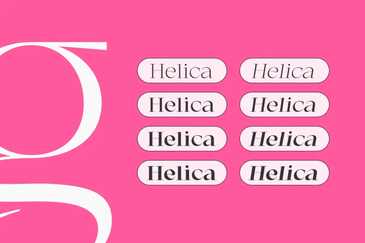 Helica - Elegant Serif Font Family