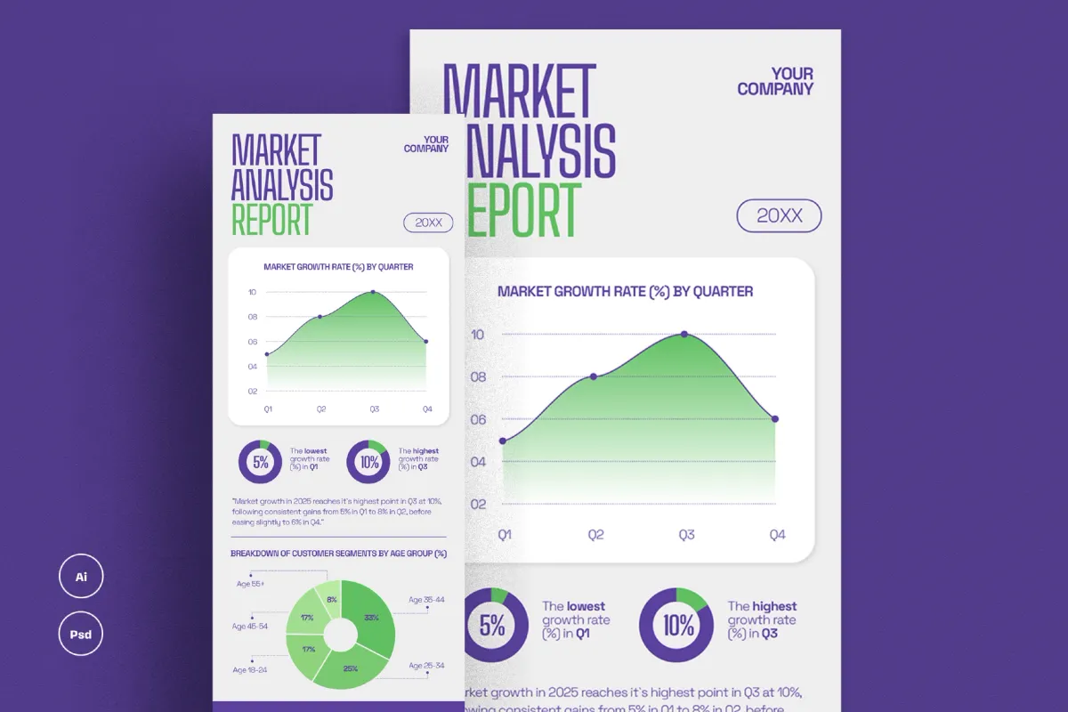 Market Analysis Report Infographic