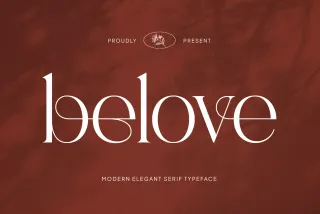 Belove – Modern Elegant Serif Font