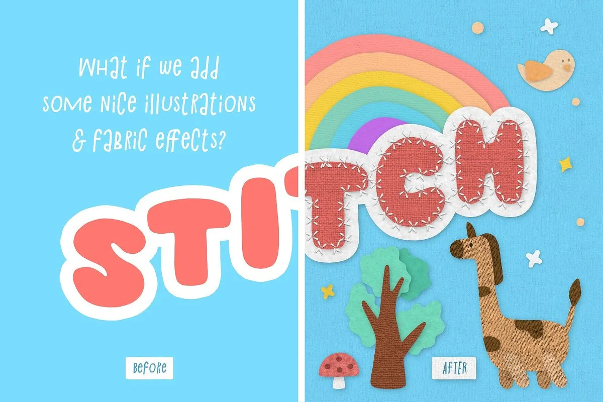 Fabric Kingdom Photoshop Layer Styles