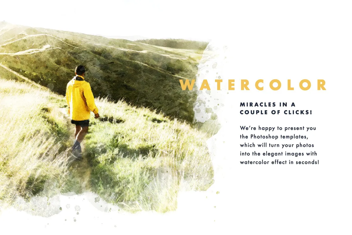Watercolor Dry Brush Effects