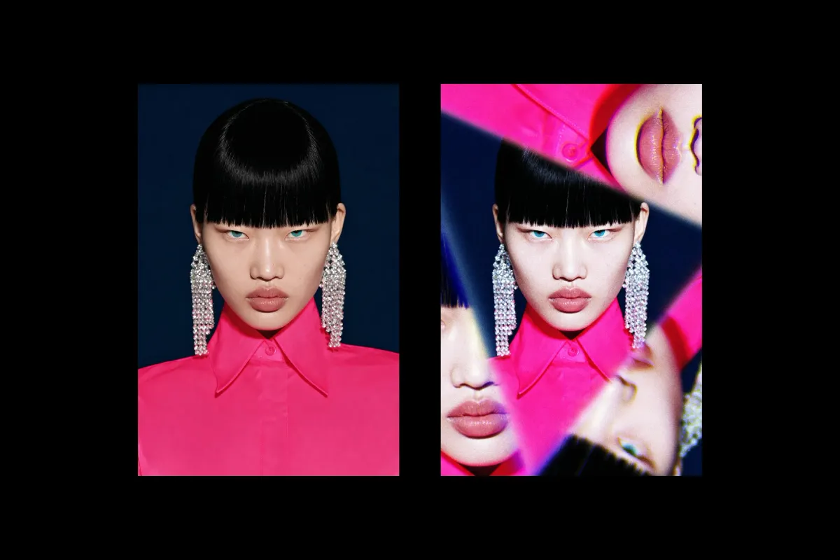 Triangle Prism Photo Effect