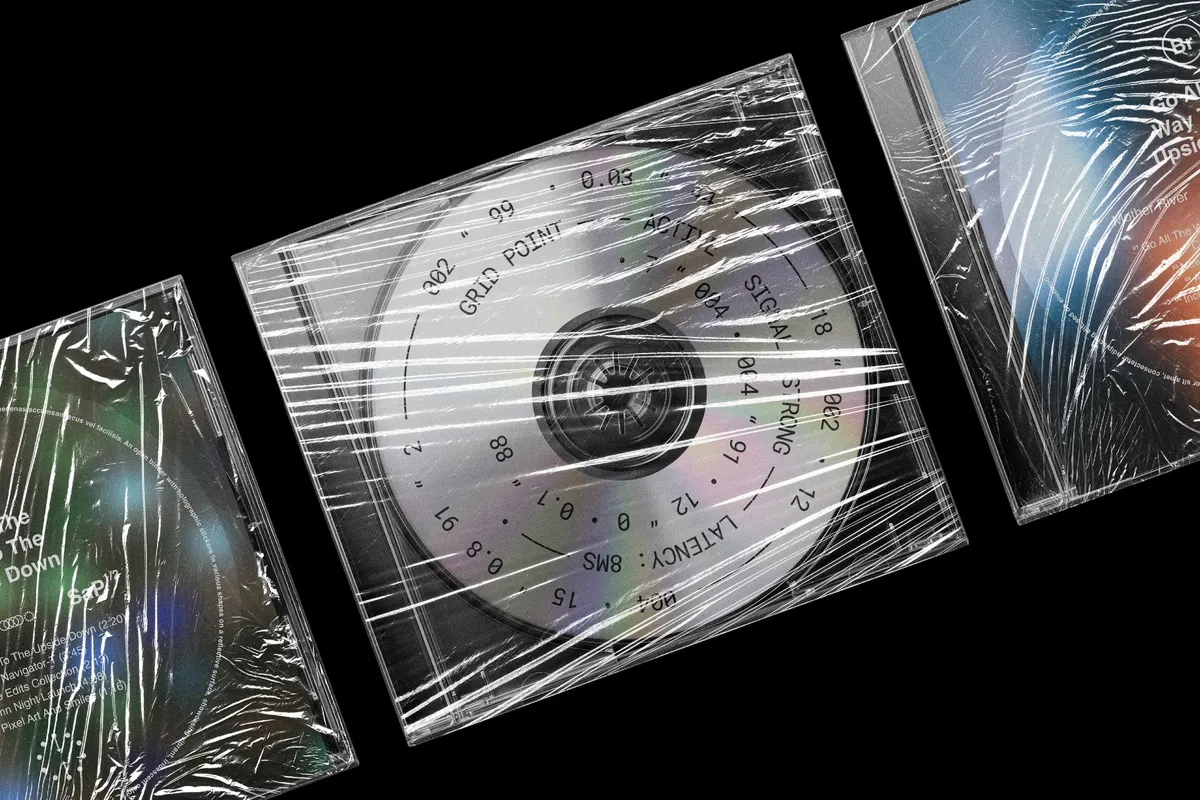 Plastic Wrap Texture Overlays