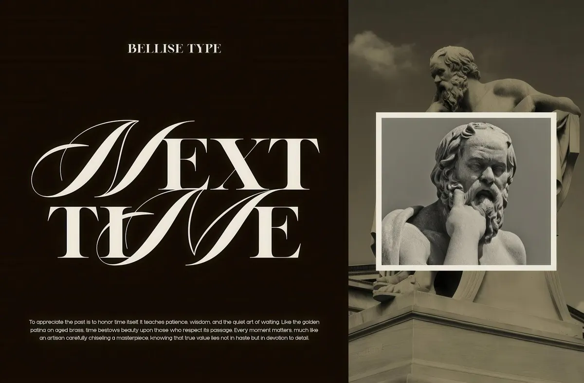 Bellise de Serif Font