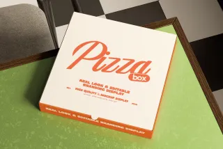 Pizza Box Mockup