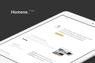 Homene HTML Template