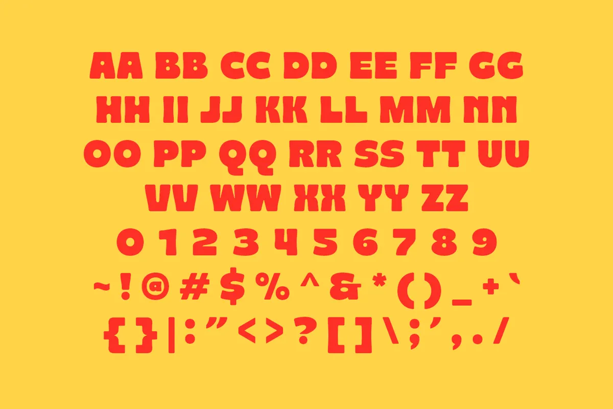 Kolten - Groovy Chunky Display Font
