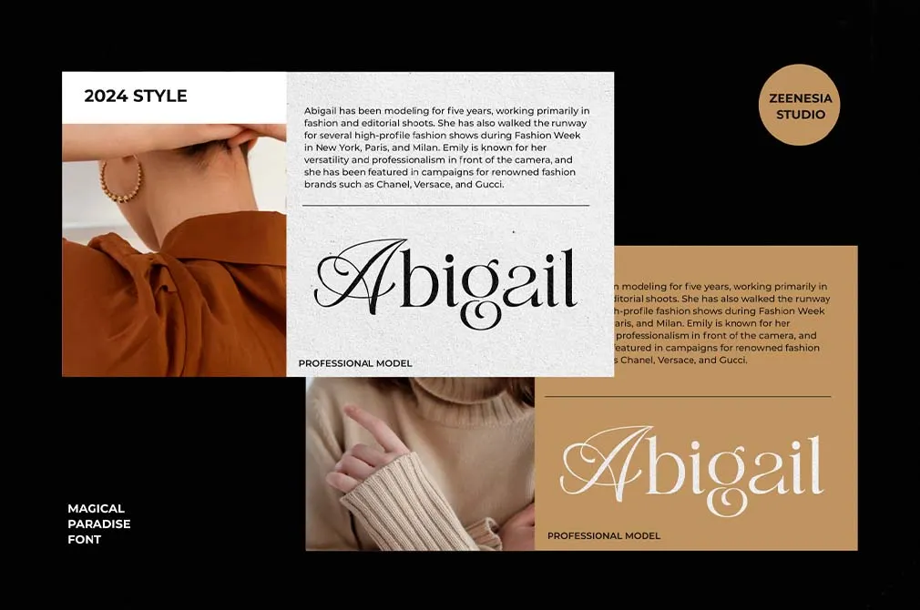 Magical Paradise — Modern Serif Typeface