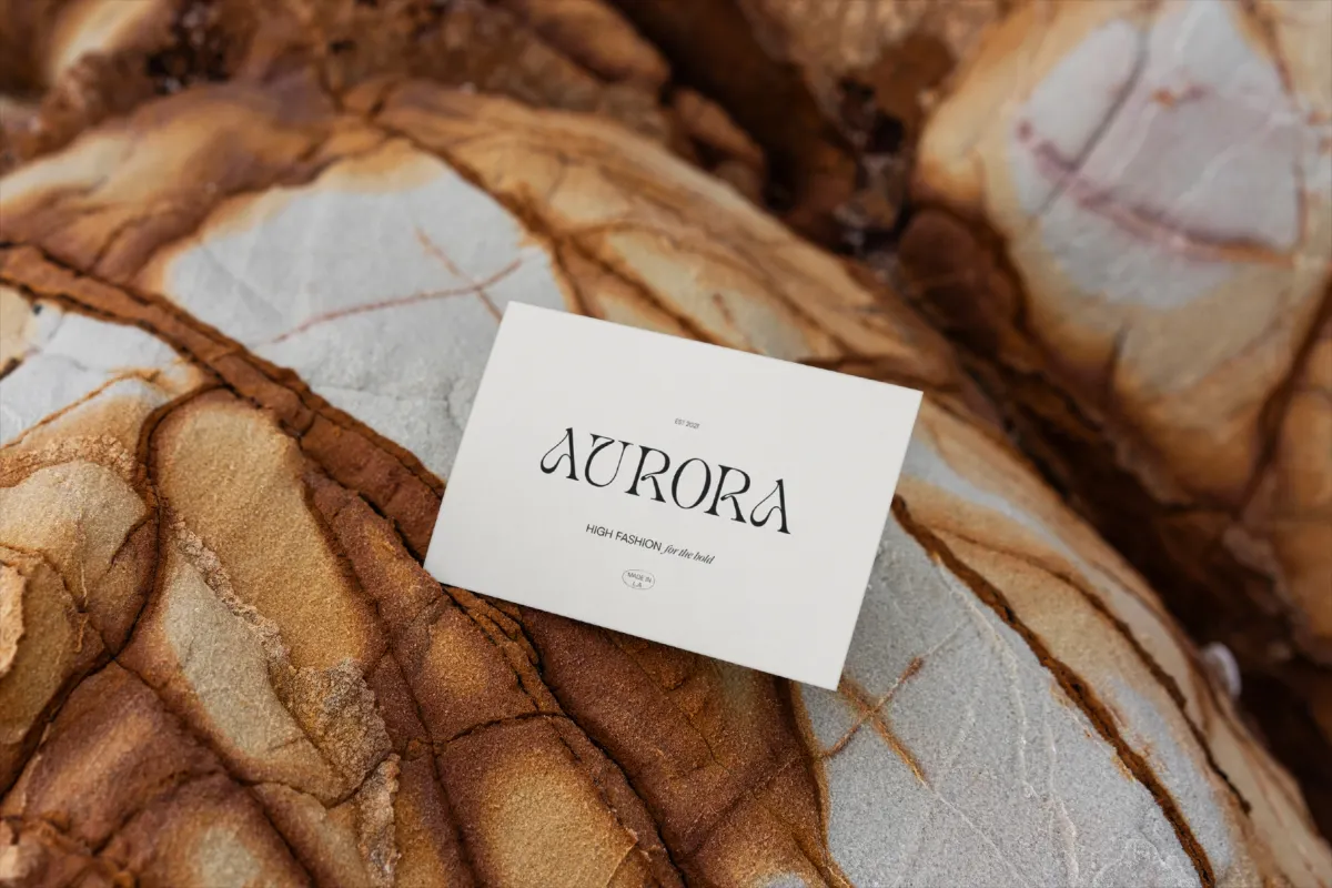 Nature Business Card Mockup