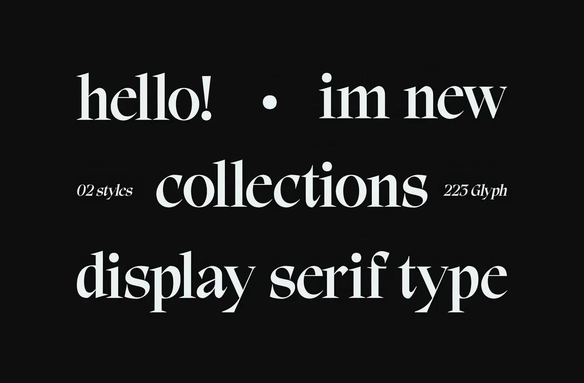 Calegar Display Serif Font