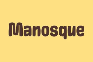 Manosque - Bold Chunky Font