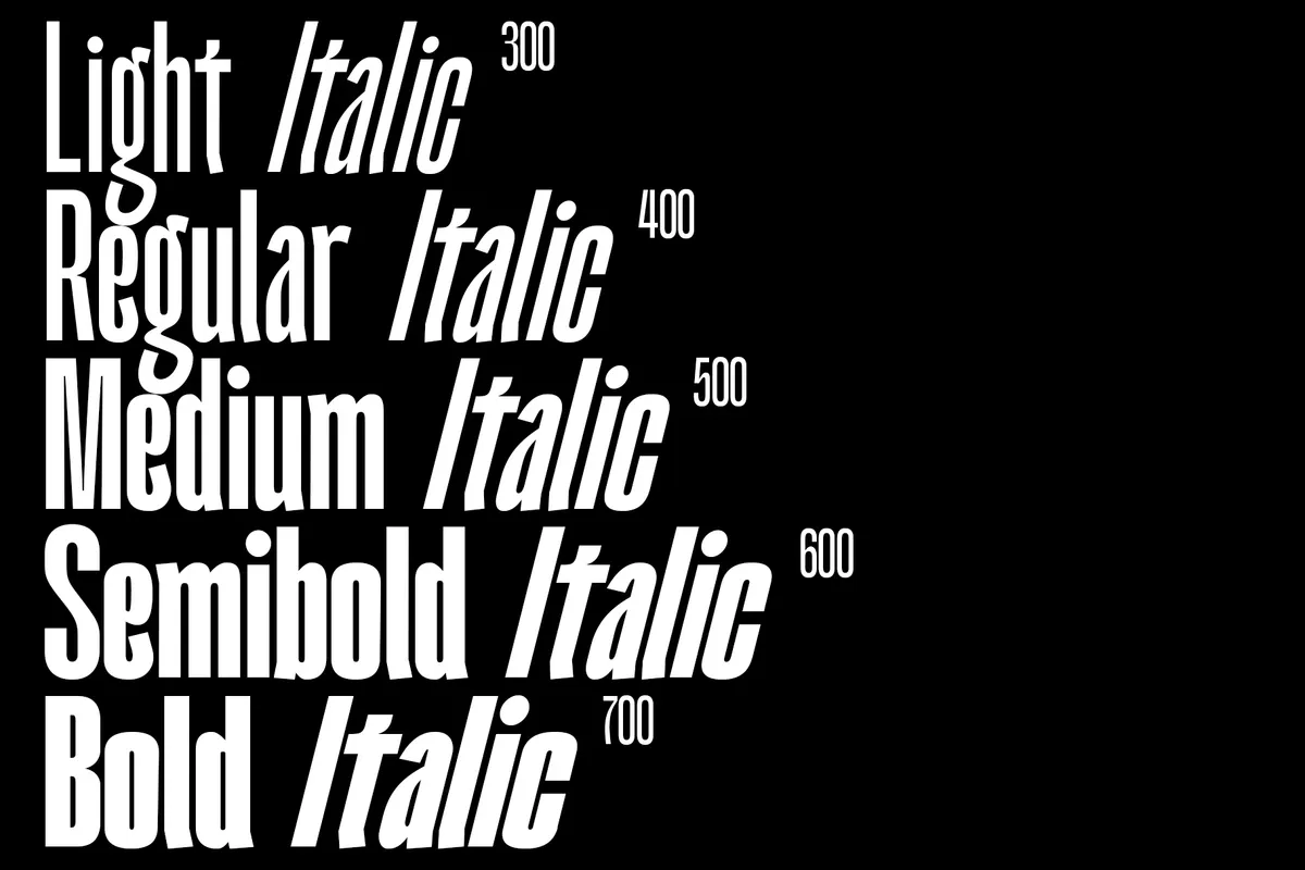 Kimotto Condensed - Bold Sans Serif Font