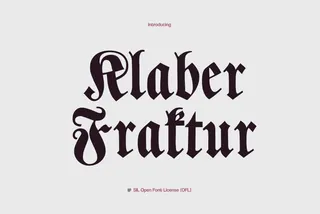 Klaber Fraktur Font