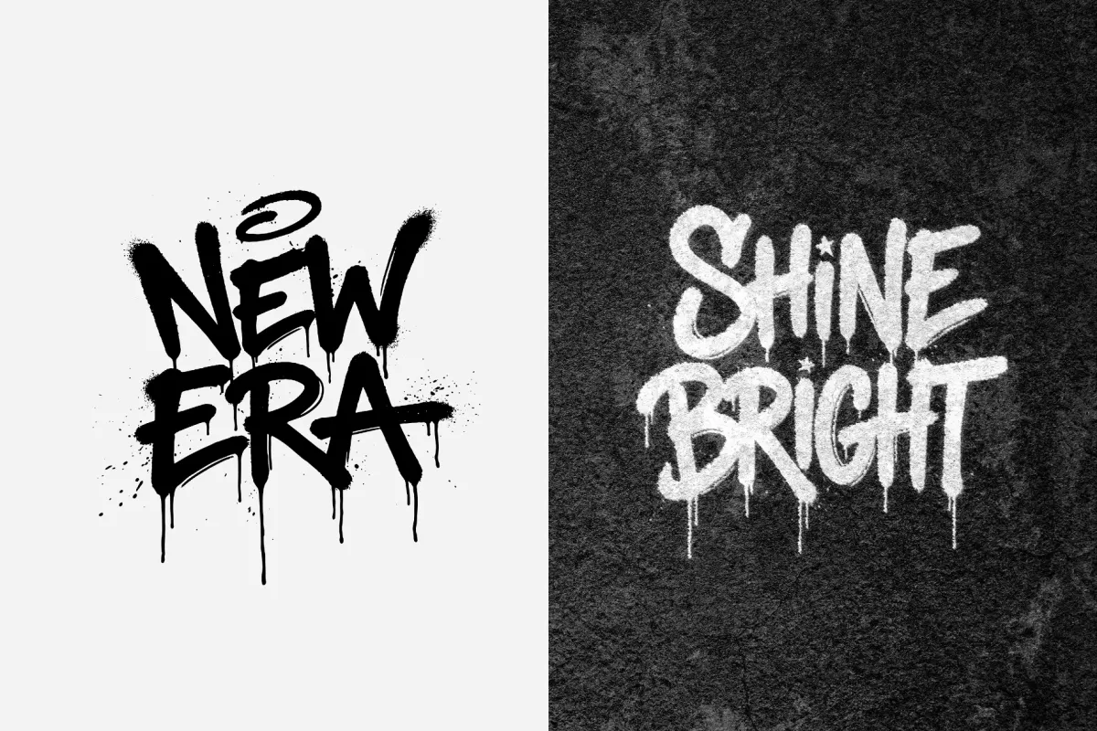 Graffiti Vector Pack + PSD Effect