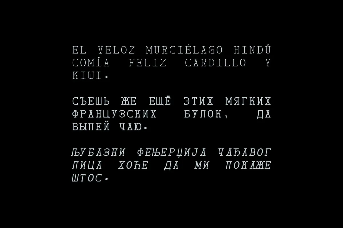 Diorama Mono Font Family