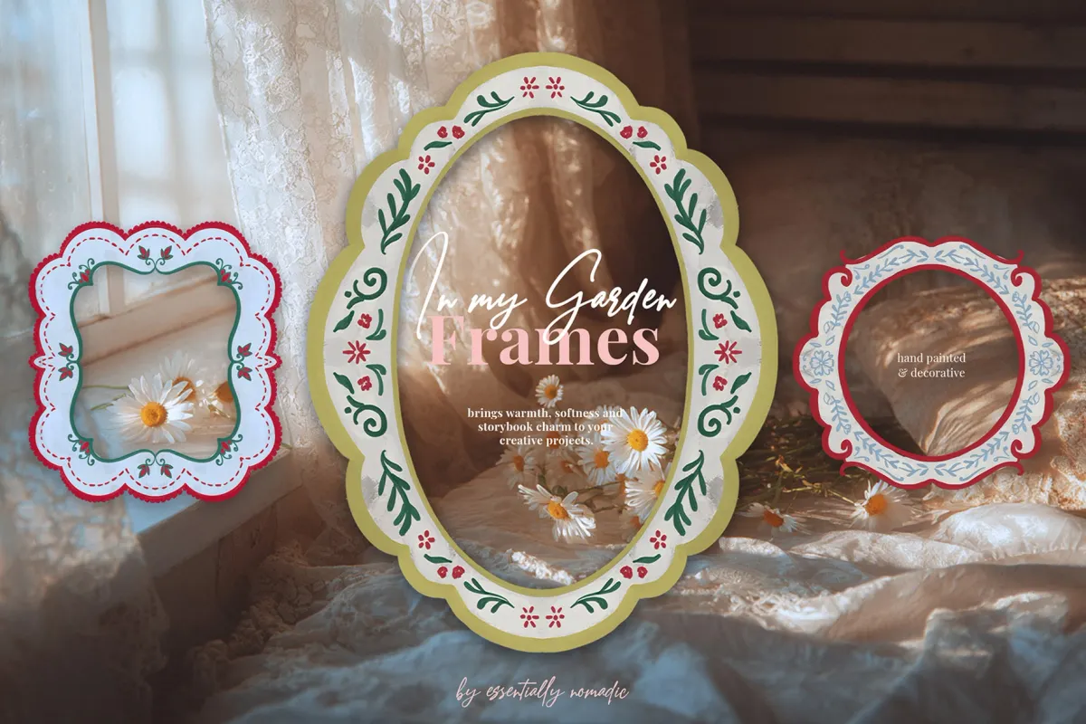 Cottagecore Decorative Frame Clipart