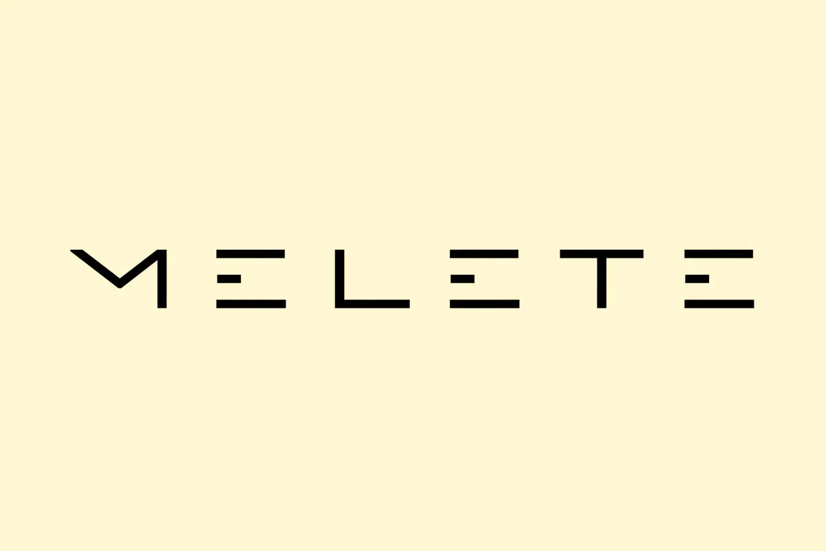 Melete Space Typeface