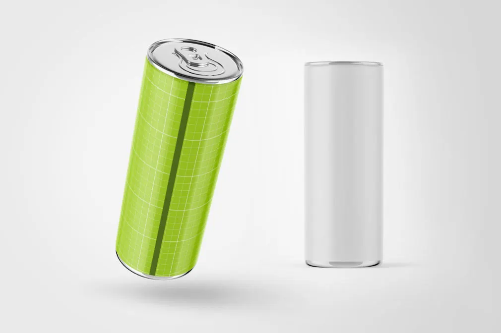 Energy Drink Mockup Set