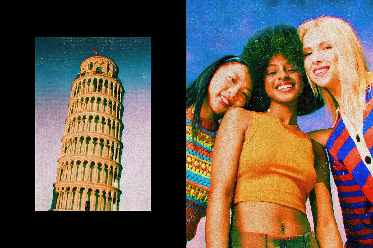 Grunge Print Photo Effect