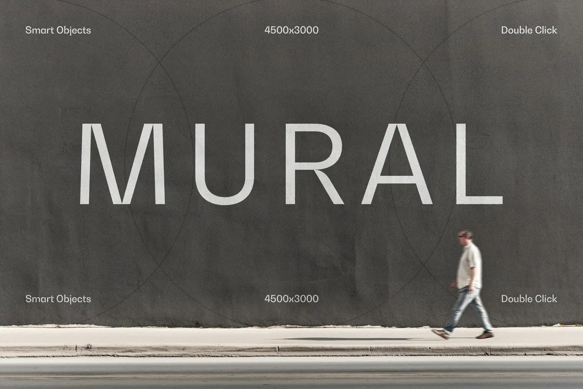 Large Wall Mockup