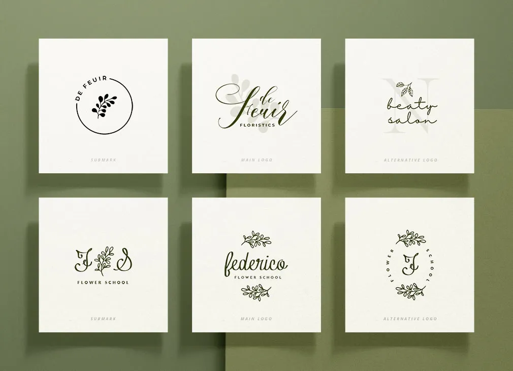 Botanical Logo Templates