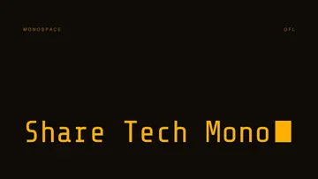 Share Tech Mono - Free Font