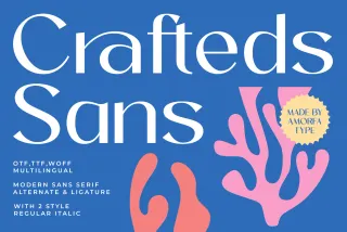 Crafteds - Modern Sans Serif Font