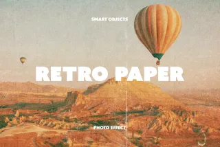 Retro Paper Photo Effect