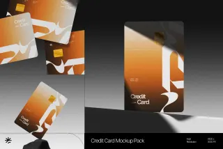 Credit Card Branding Mockup