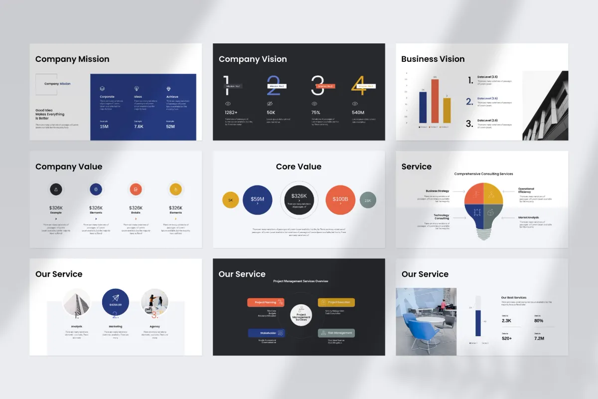 Business Pitch Deck Template
