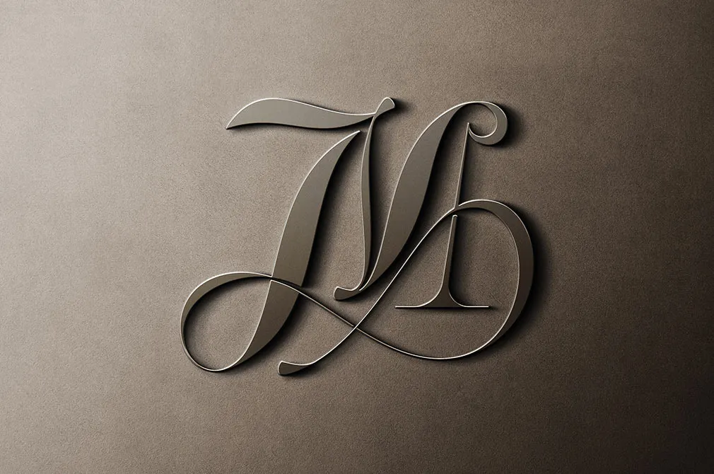 Brown Metal Sign Mockup