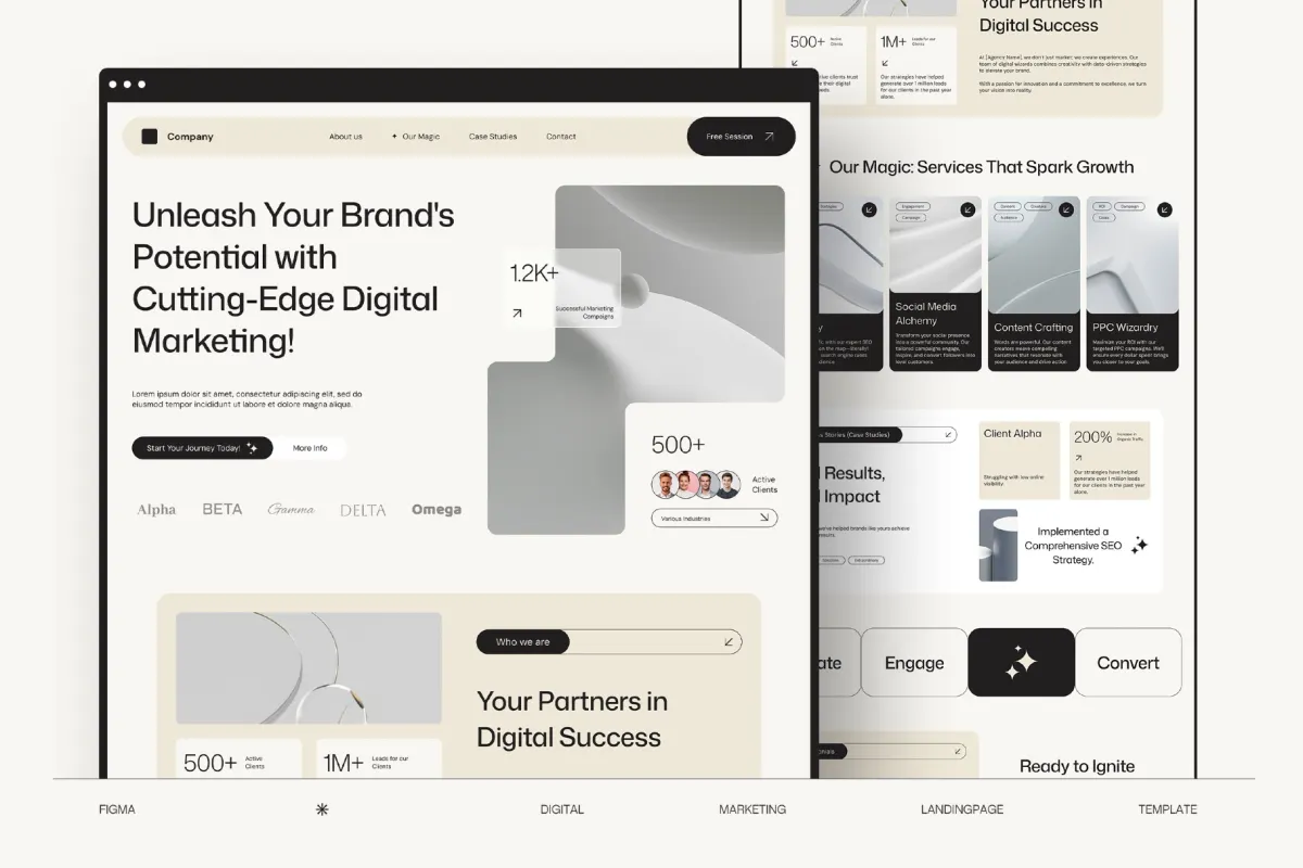 Digeem - Digital Marketing Landing Page Template