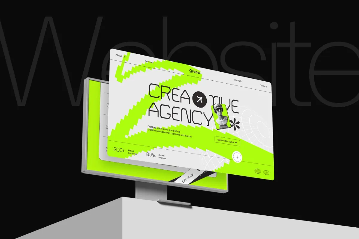 Creative Agency Landing Page Figma Template