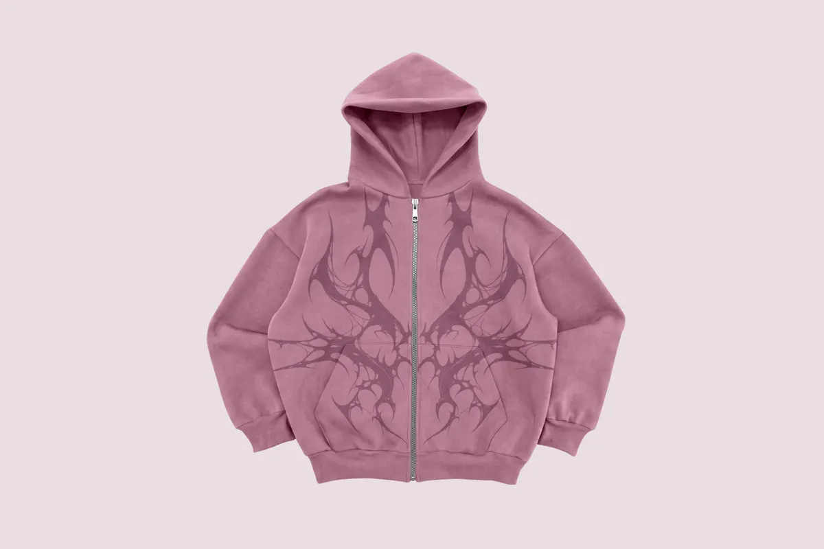 Zip Hoodie Mockup