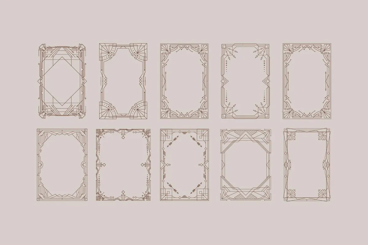 Art Deco Frames Collection
