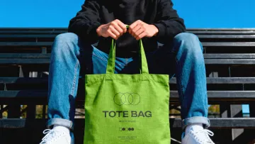 Canvas Tote Bag Mockup