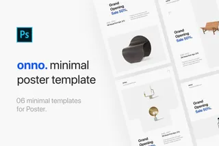 Minimalistic Poster Templates