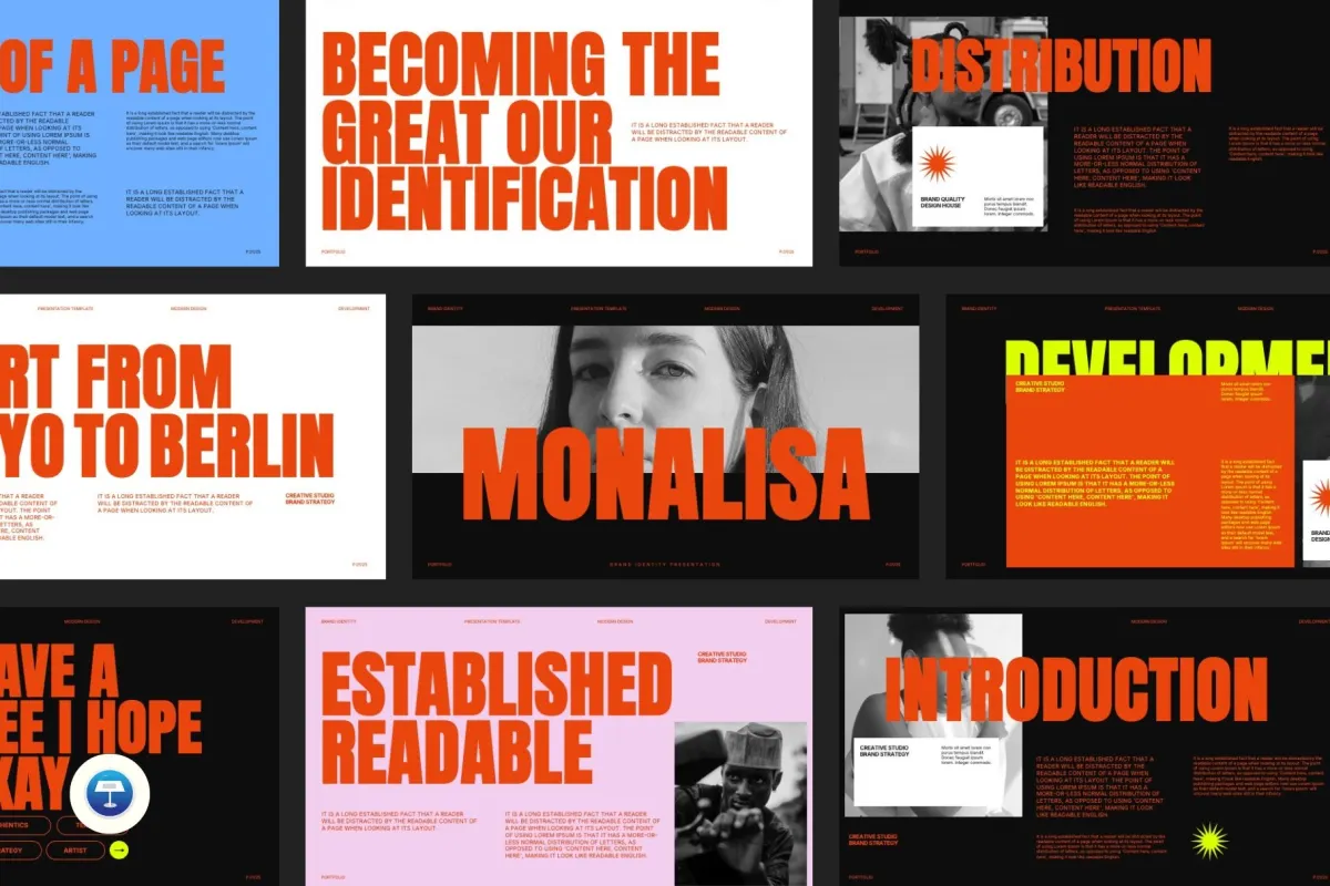 Keynote - Monalisa Brand Strategy Template