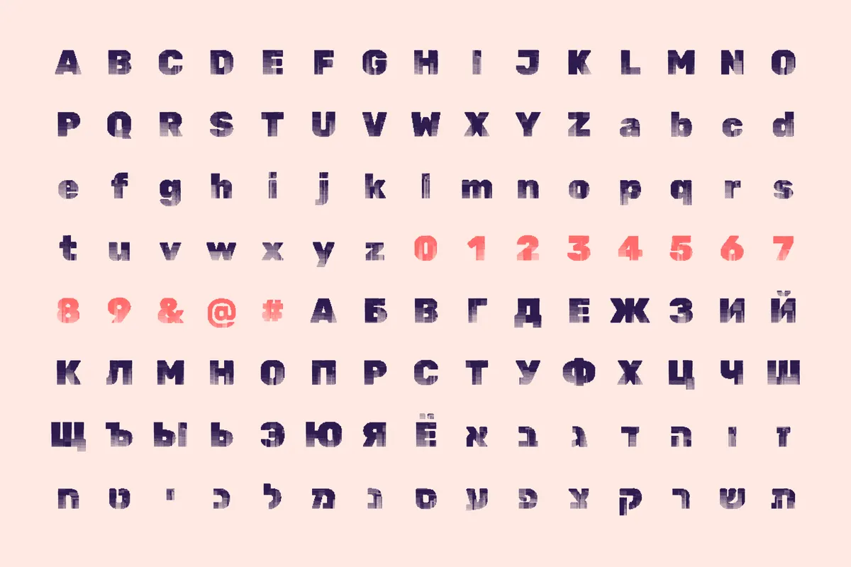 Rubik 80s Fade - Free Halftone Font