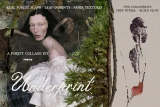 Underprint: Forest Collage Material Kit