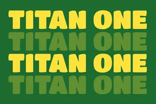 Titan One 90s Film Font