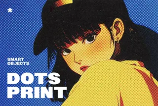 Dots Comic Print Effect