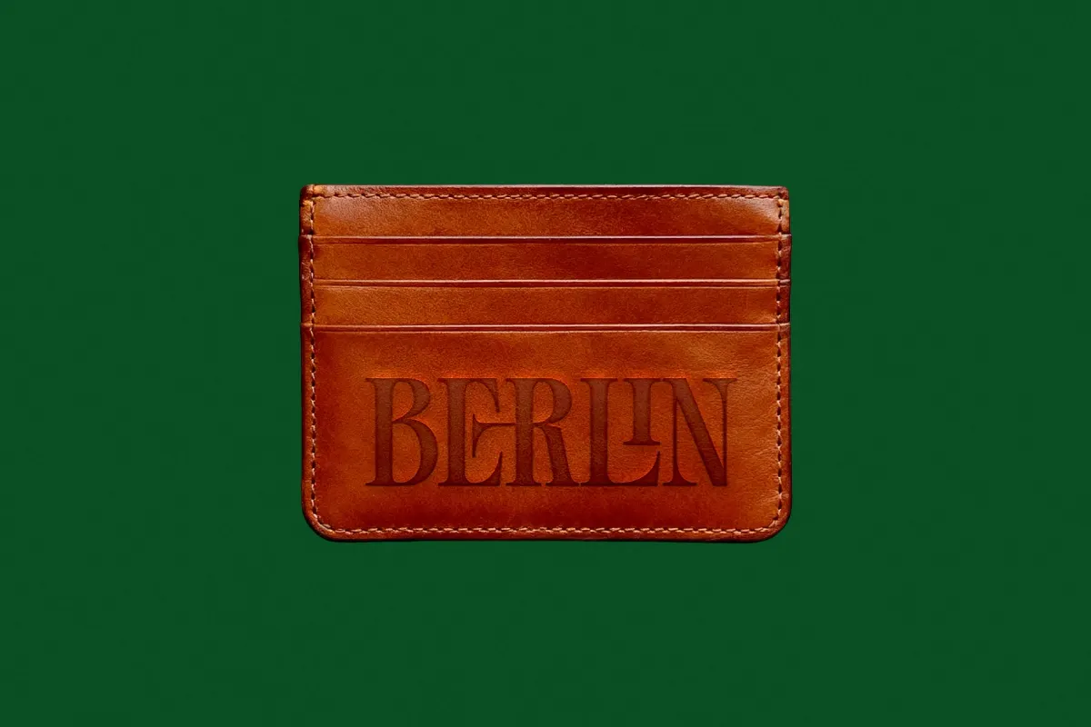 Leather Cardholder Mockup