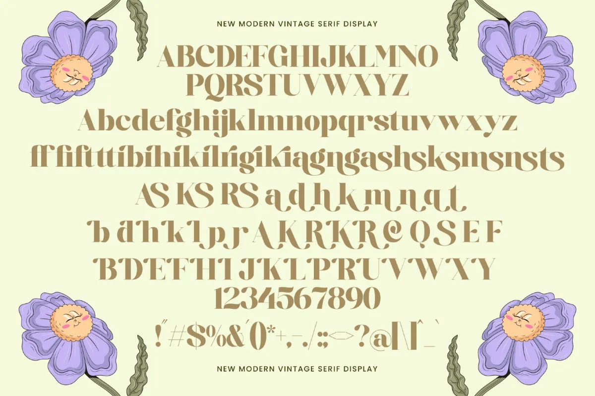 Blassic - Modern Vintage Serif Font