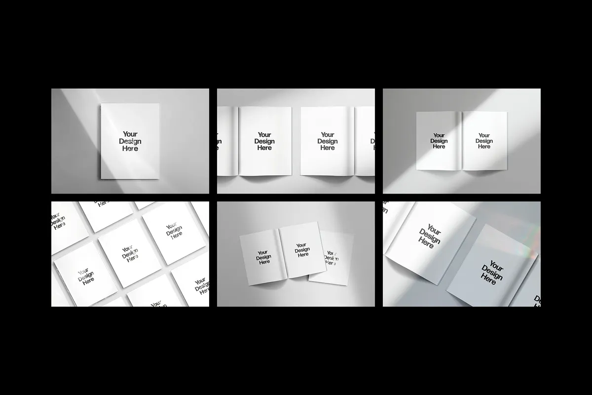 US Letter Size Magazine Mockups